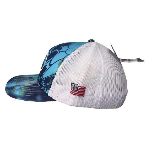 Kryptek Pontus Mesh Snapback Hat Blue / White / Multicolor OS - Picture 2 of 6